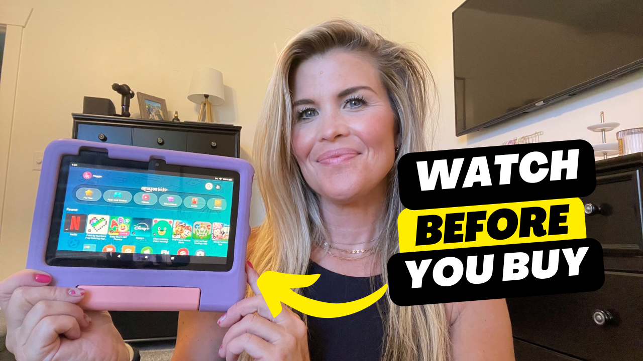 Watch HONEST review of the Fire 7 kids tablet. We LOVE it! on